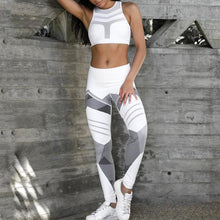 Load image into Gallery viewer, Women's Geometric Print Gym/Yoga/Running/Fitness Leggings