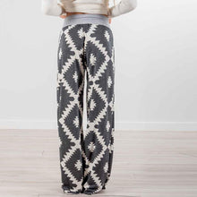 Load image into Gallery viewer, Women's Southwestern Pattern Comfy Wide Leg Pants