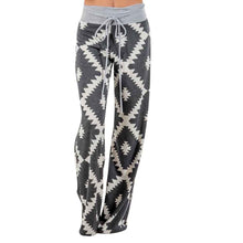 Load image into Gallery viewer, Women's Southwestern Pattern Comfy Wide Leg Pants