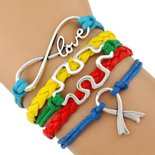 Load image into Gallery viewer, Autism Awareness Multicolor Bracelet