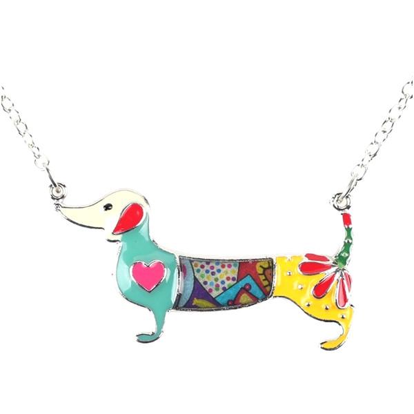 Dachshund Pendant Necklace