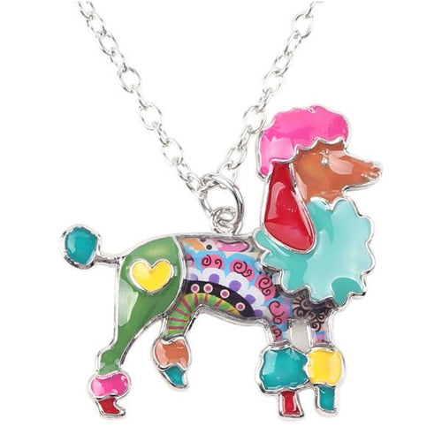 Poodle Pendant Necklace