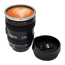 Load image into Gallery viewer, SLR Camera Lens Stainless Steel Travel Coffee Mug With Leak-Proof Lid