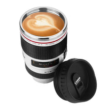 Load image into Gallery viewer, SLR Camera Lens Stainless Steel Travel Coffee Mug With Leak-Proof Lid