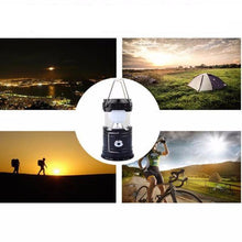 Load image into Gallery viewer, Solar Outdoor LED Camping Light With Portable Charging Power Bank